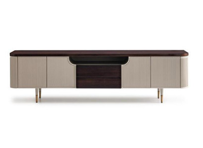 Sideboard TV stand TV cabinet Lowboard Wood Beige Modern Table Living room